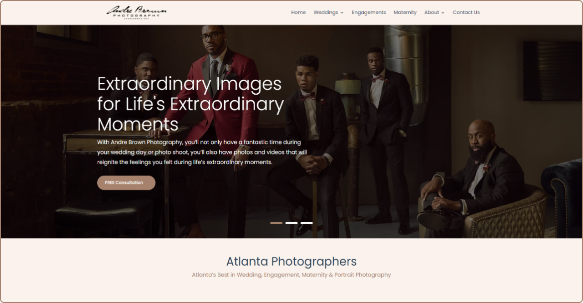 Photography Portfolio Website